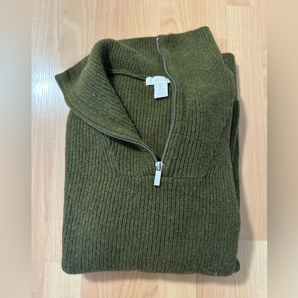 H&M Long Quarter-Zip Sweater - Size S